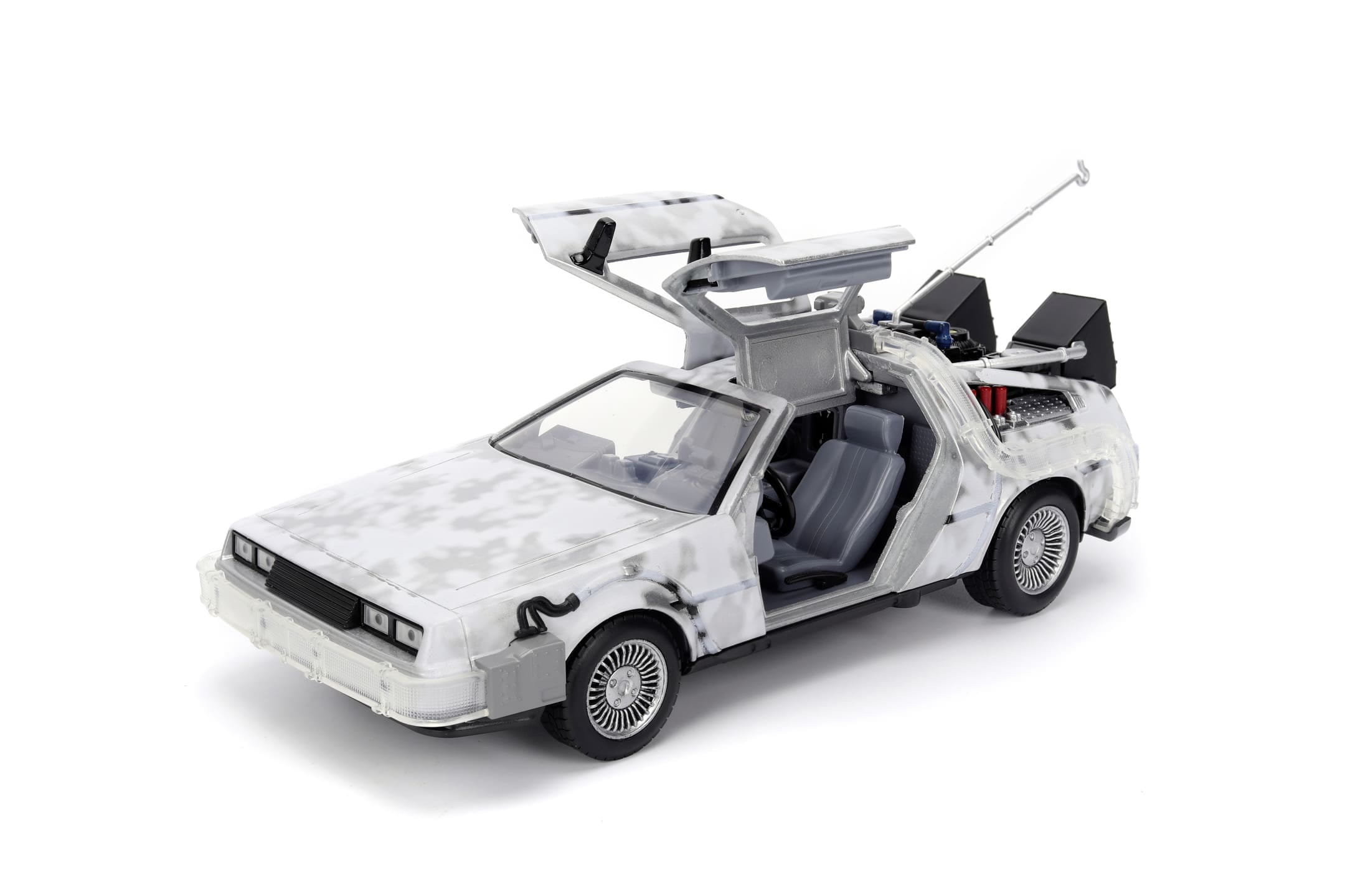 Jada Toys Delorean Time Machine Frost im Massstab 1_24 - Zurueck in die Zukunft