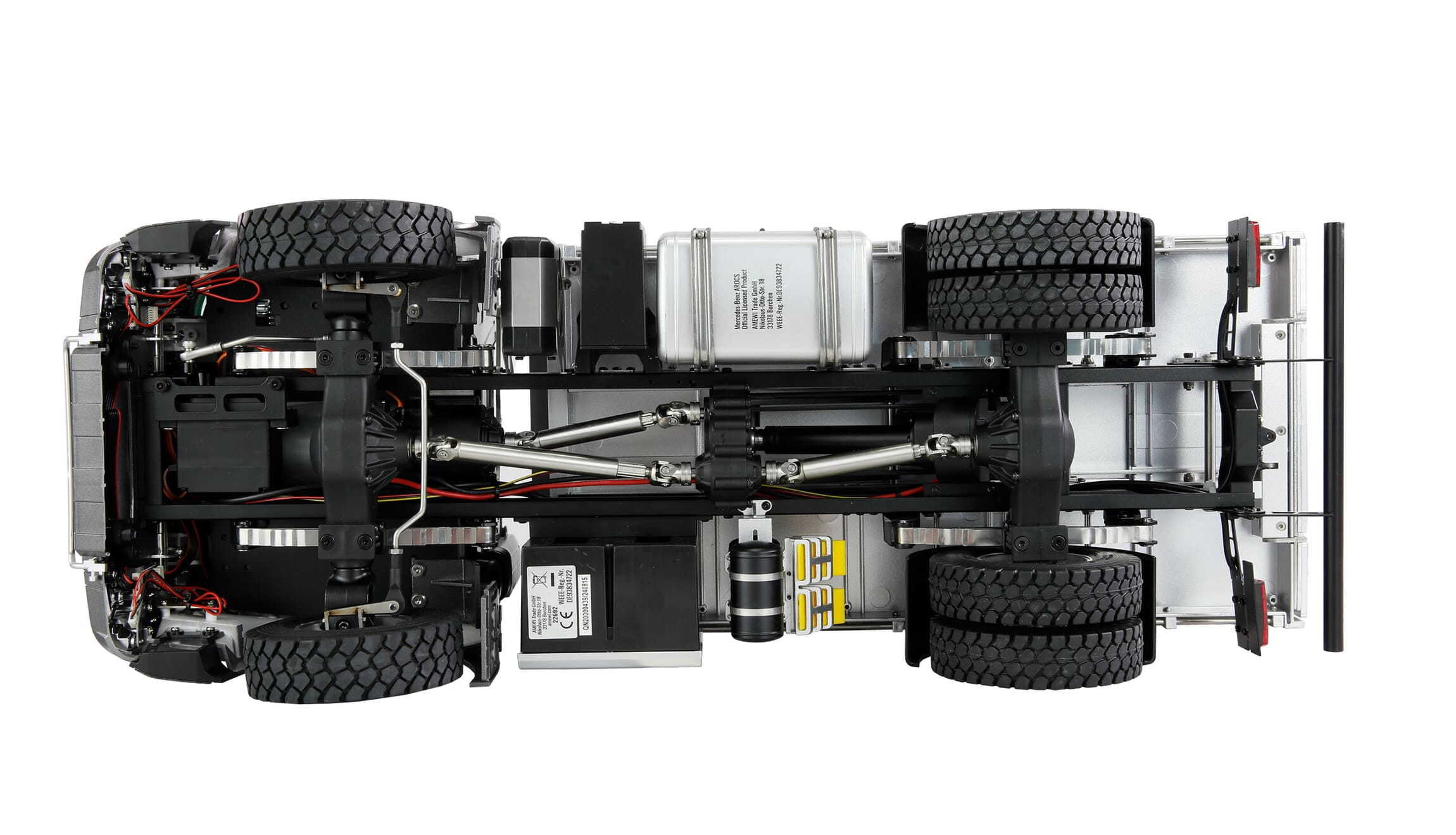 Mercedes-Benz Arocs 4x4 Muldenkipper 1_14 RTR in Rot