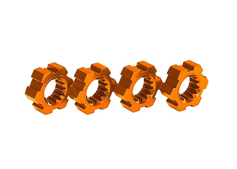 Traxxas Radmitnehmer Aluminium orange (4)