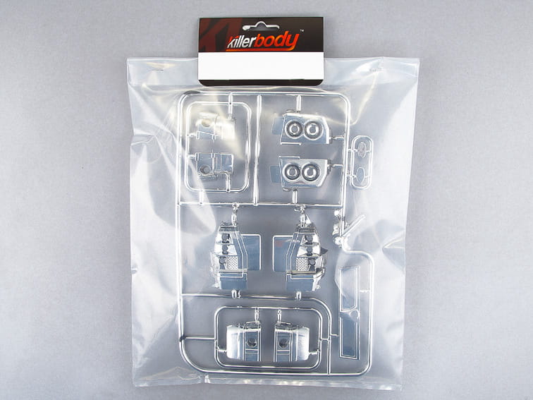 Killerbody Lancia Delta HF Integrale, Chrom Teile Set (Kühler, Reflekto