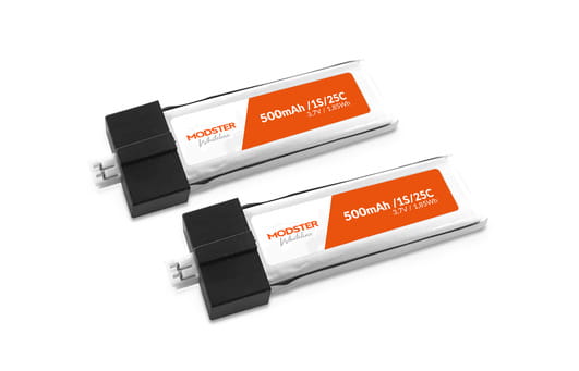 Modster lipo-akku-1s-3-7v-500mah-25c-hochstrom-umx-stecker