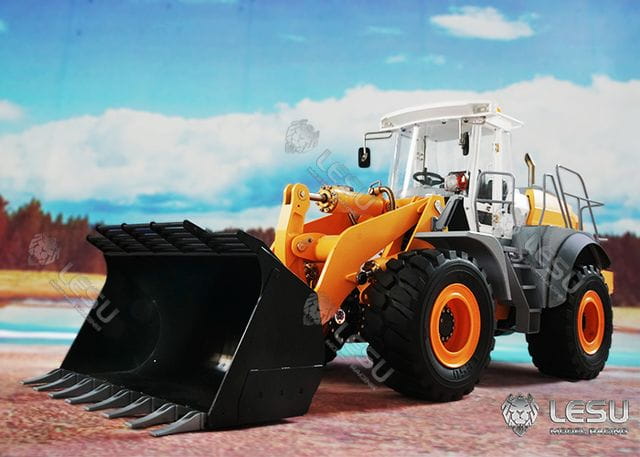 Lesu Radlader Kotfluegelverbreiterung hinten - RC-Zubehoer