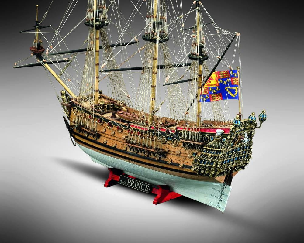 Mamoli H.M.S. Prince Britisches Kriegsschiff 1:144 Holz Bausatz