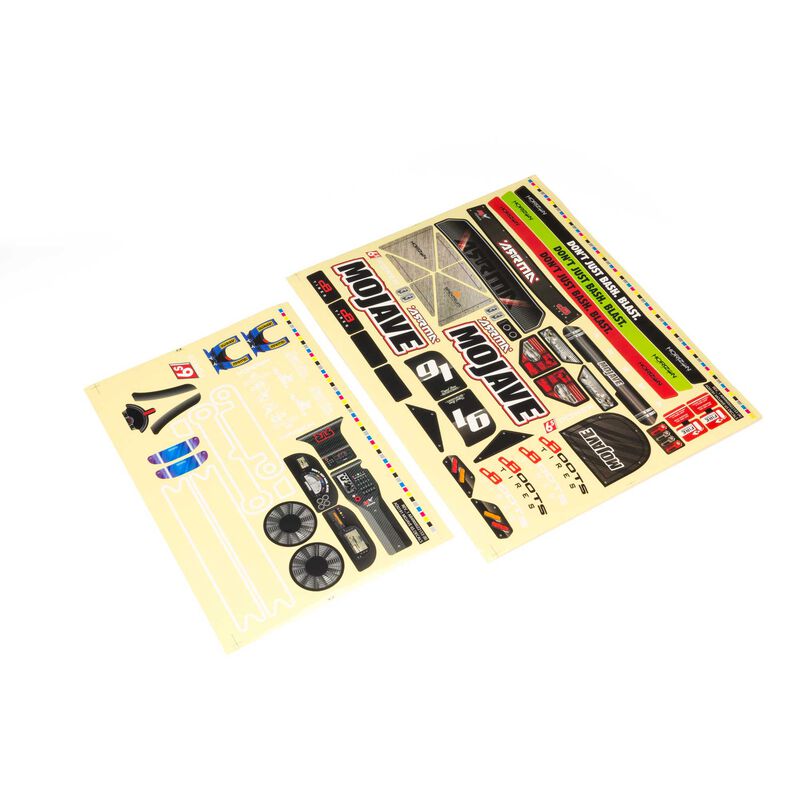 Arrma MOJAVE 6S BLX Interior _Black_Inc. Decals_ - RC-Zubehoer