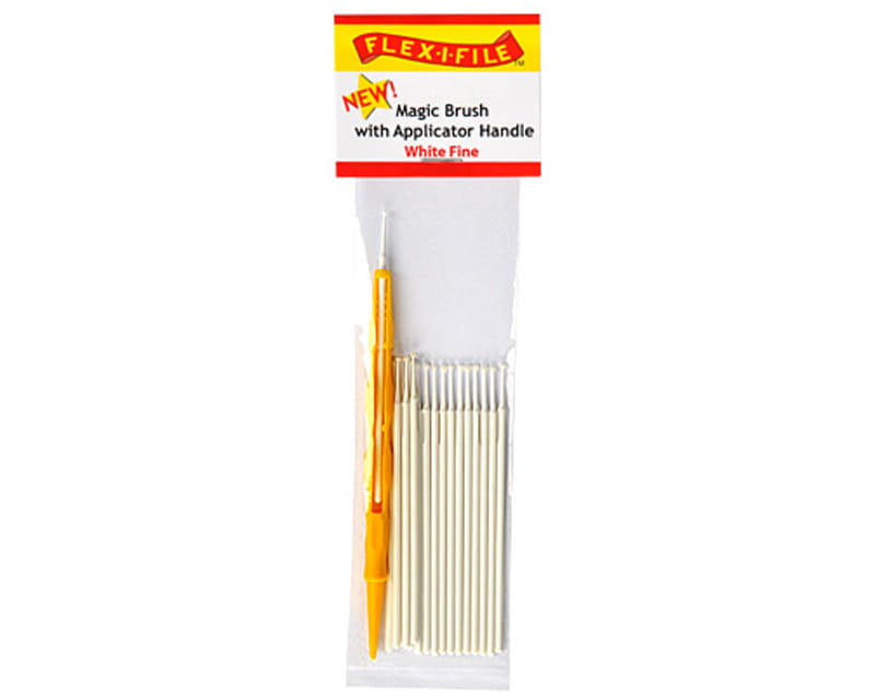 Krick Magic Brush - Mini Pinsel Fein weiss mit Griff - RC-Zubehoer