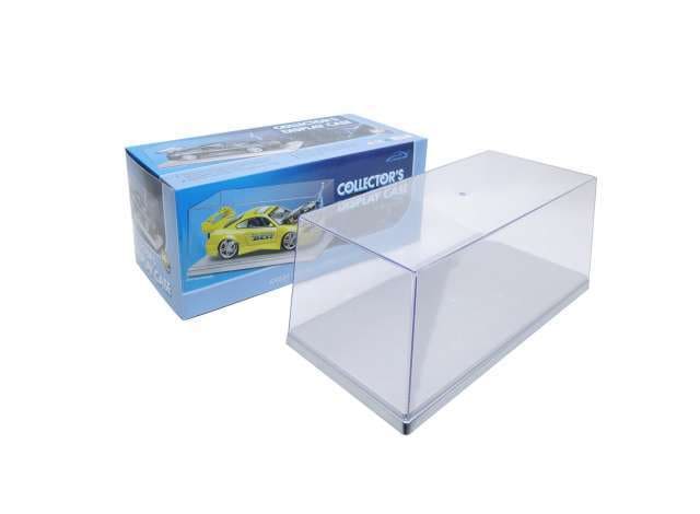 Triple9 Modellauto Vitrine 1_24 mit Silberbasis_