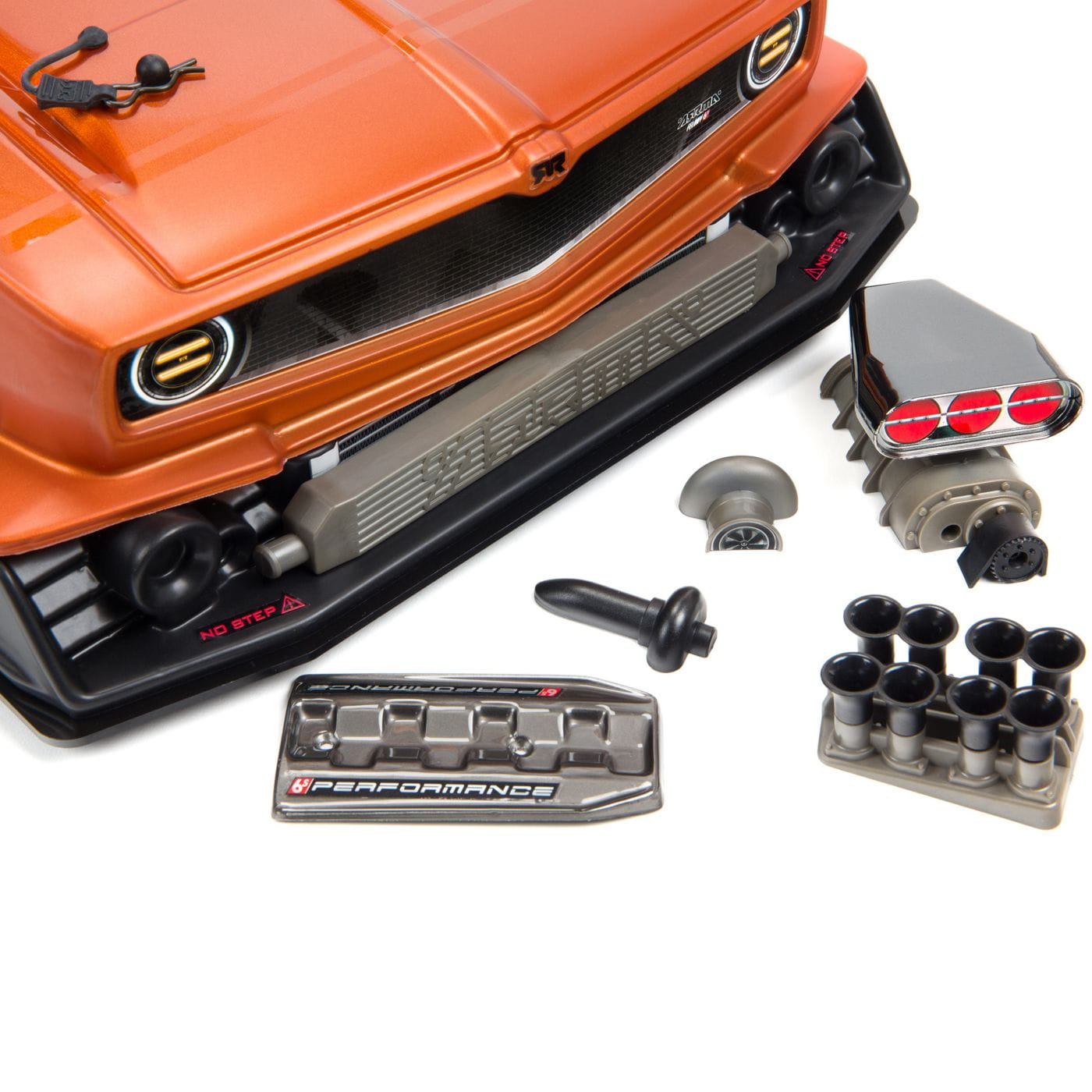 ARRMA Felony 6S BLX RTR Muscle Car im Massstab 1 zu 7 in Retro-Optik