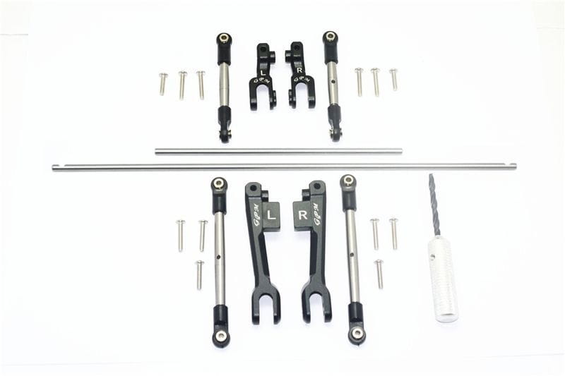 GPM Stabilisator Set v/h schwarz für Traxxas UDR