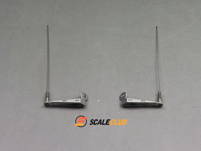 ScaleClub Spiegelantenne mit Halter links aus V2A fuer Scania - RC-Zubehoer