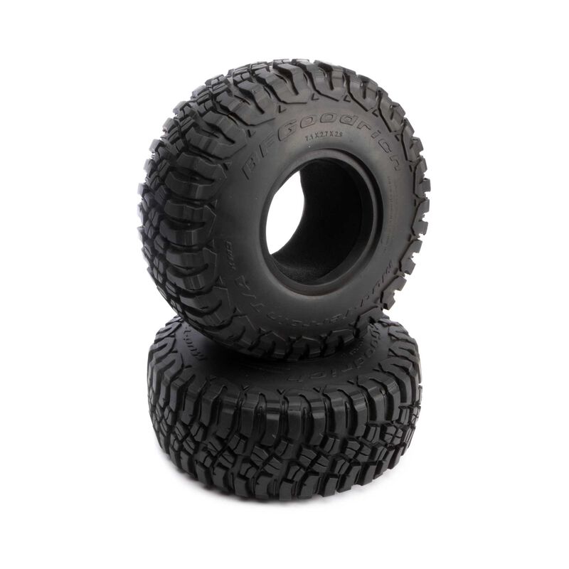 Axial 2.9" BFGoodrich Reifen Mud Terrain KM3 w/Inserts (2)