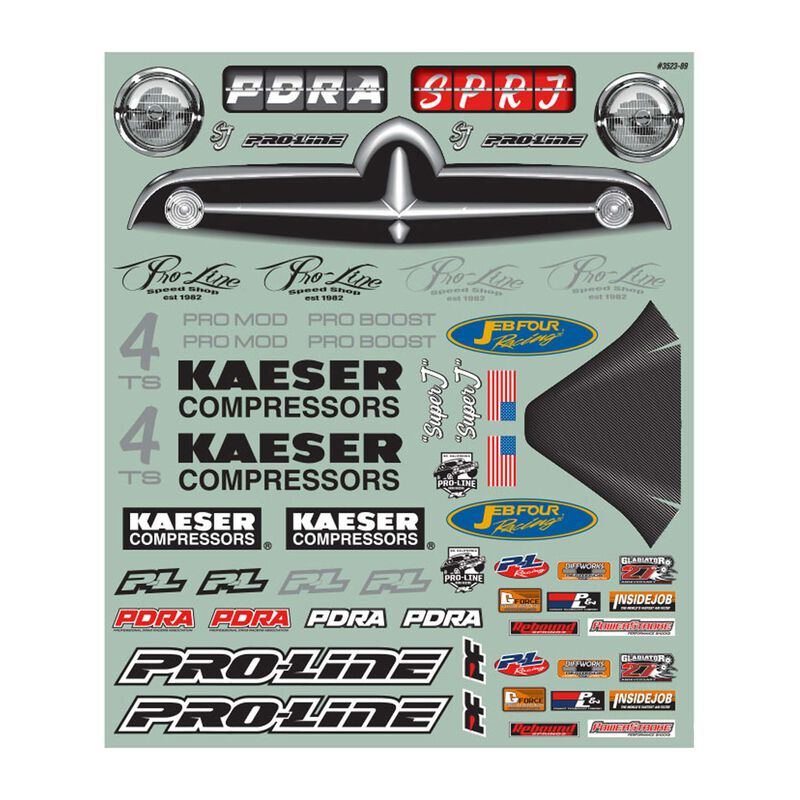 Proline Super J Pro-Mod Clr Karosserie for Slash 2wd Drag Car - RC-Zubehoer