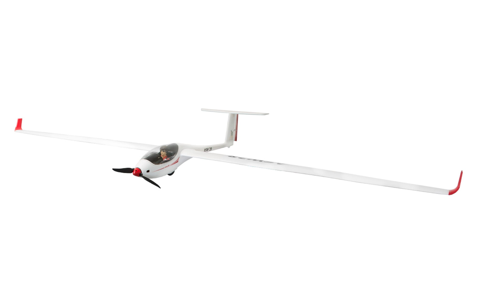 MODSTER ASW 28 V2 ARTF Segelflugmodell mit Brushless Motor und EPO Tragflaechen