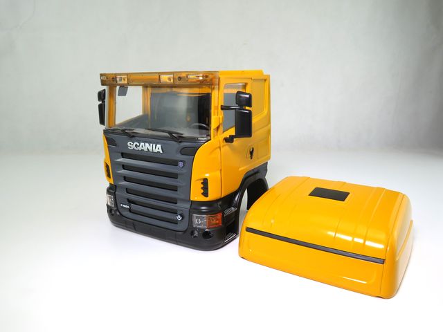 Wedico SCANIA Fahrerhaus TOPLINE_ gelb RAL1007 - RC-Zubehoer