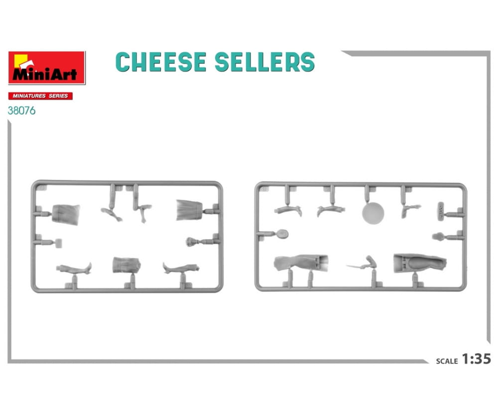 miniart 1 35 fig set kaeseverkaeufer m stand Plastikmodellbau von Miniart 1-35 fig set kaeseverkaeufer m stand