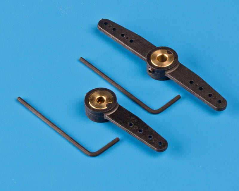 Krick Ruderhebel 2-armig 71mm_4mm Bohrung - RC-Zubehoer