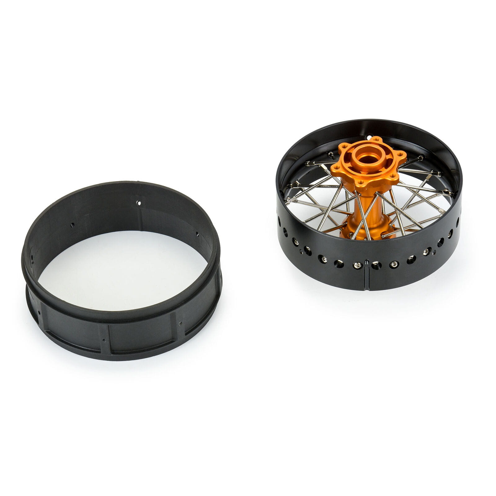 Proline 1_4 Pro-Spec Aluminum V2 Bead Rear Felge Schwarz_Gold _1_ Promoto-SM - RC-Zubehoer
