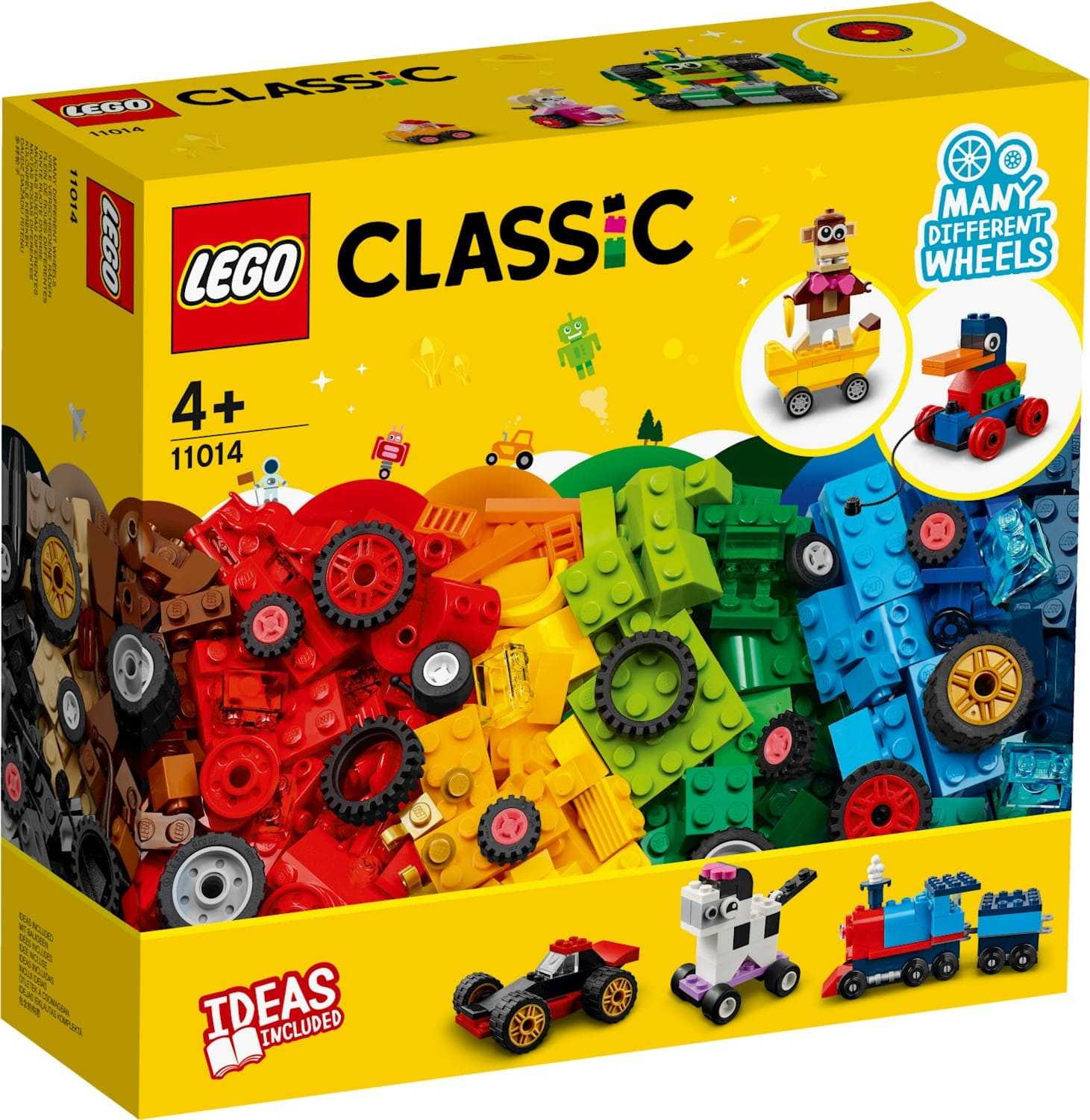 LEGO Classic Steinebox mit Rädern