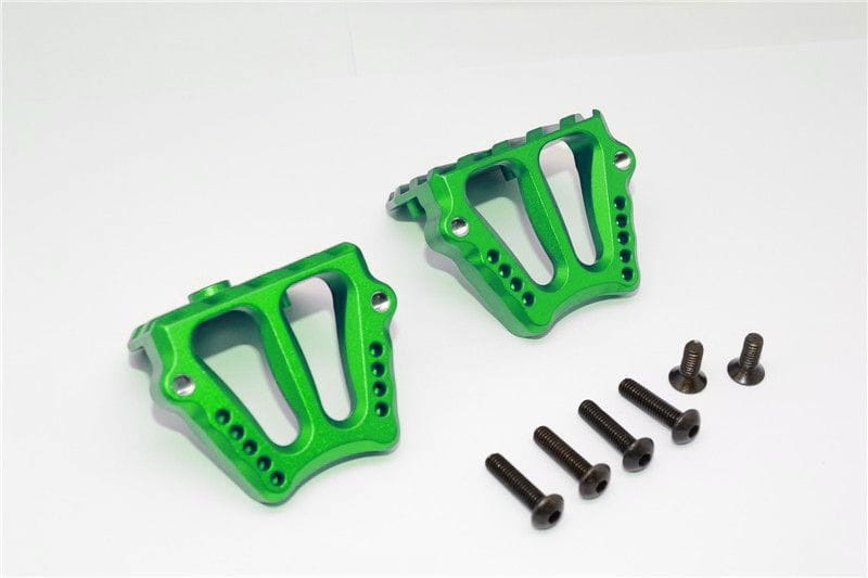 GPM Alu Motorkuehlkoerperbefestigung gruen fuer Traxxas X-MAXX - RC-Zubehoer