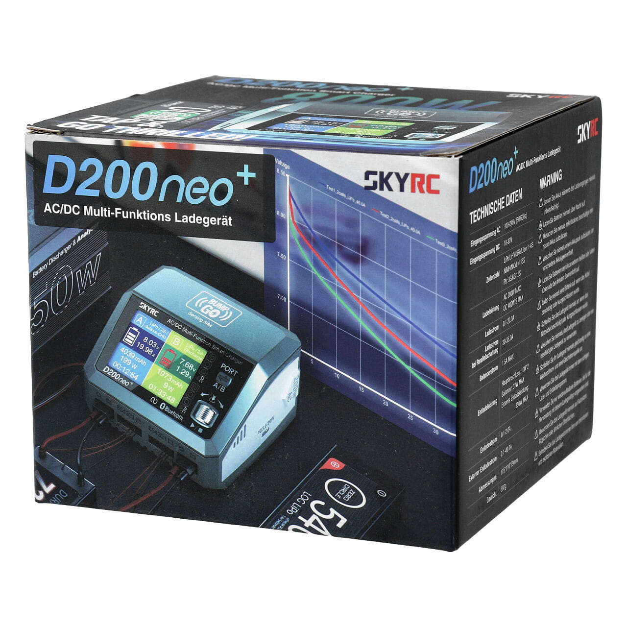 SkyRC Ladegeraet D200 Neo_ LiPo 1-6s 20A 200W