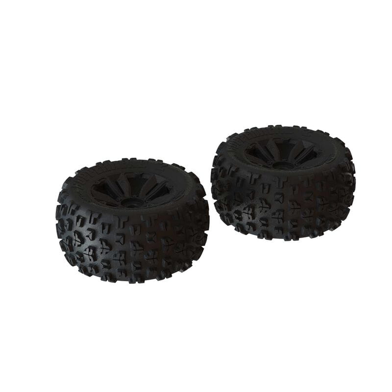 Arrma Reifen Set dBoots 'Copperhead2 MT' Tire Set Black - Pair - RC-Zubehoer