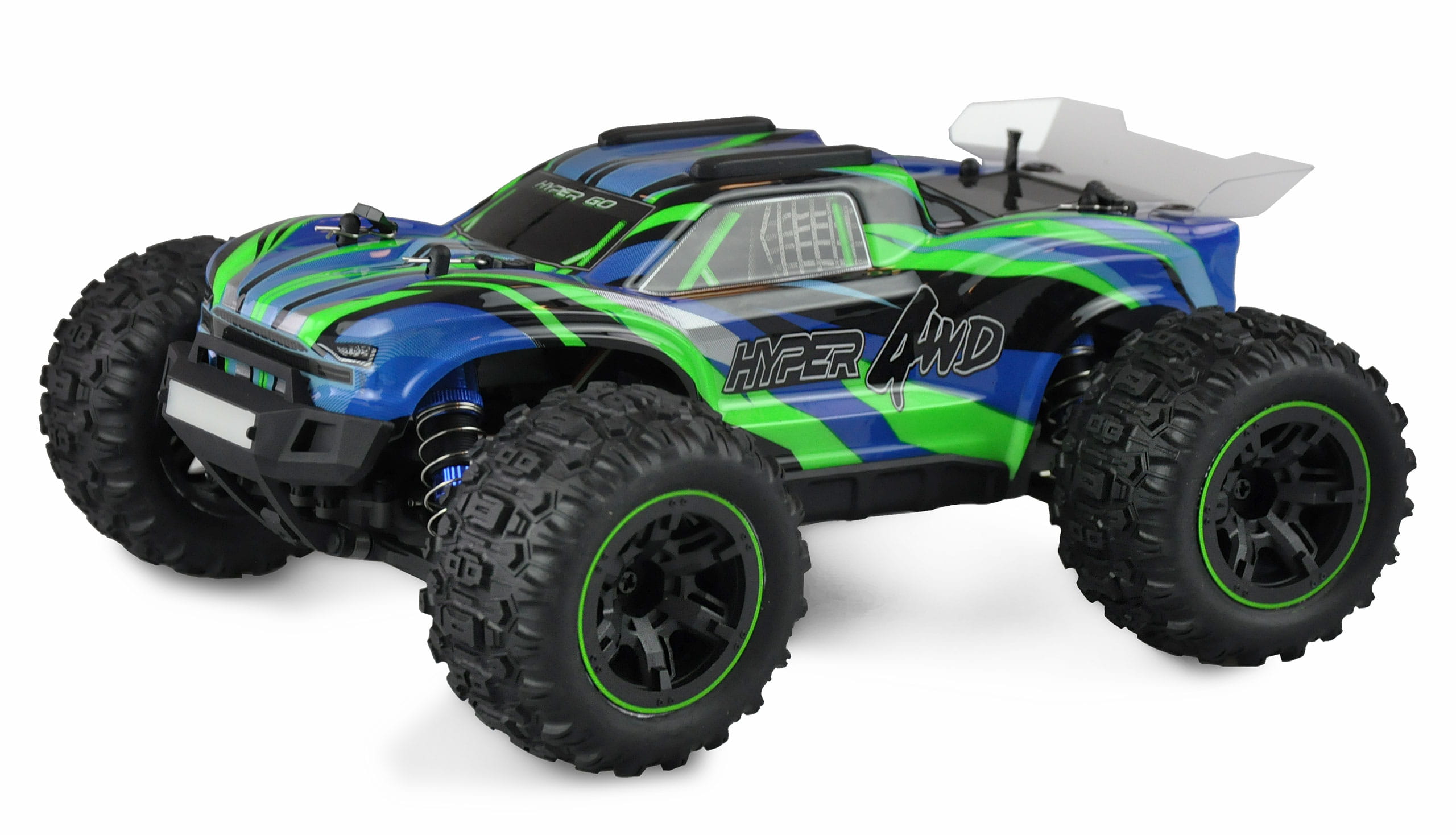 Hyper GO Truggy brushed 4WD 1:16 RTR blau/grün, 89,00 Hyper GO Truggy brushed 4WD 1:16 RTR blau/grün, 89,00
