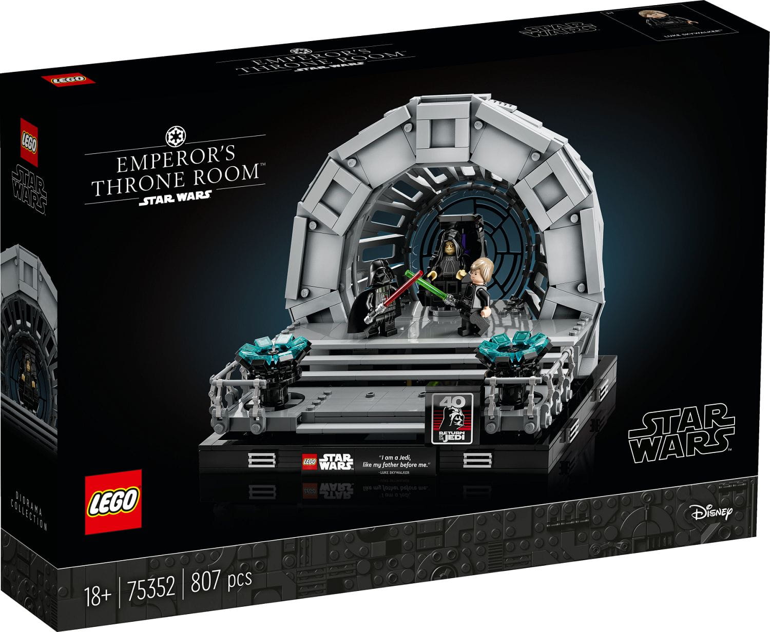LEGO Star Wars™ Thronsaal des Imperator™ Diorama LEGO Star Wars™ Thronsaal des Imperator™ Diorama