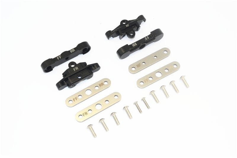 GPM Alu Querlenkerbefestigung unten v/h schwarz für Traxxas MAXX GPM Alu Querlenkerbefestigung unten v_h schwarz fuer Traxxas MAXX - RC-Zubehoer
