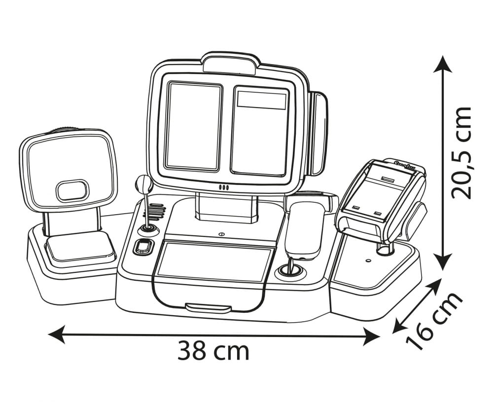 Smoby Elektronische Supermarktkasse XL