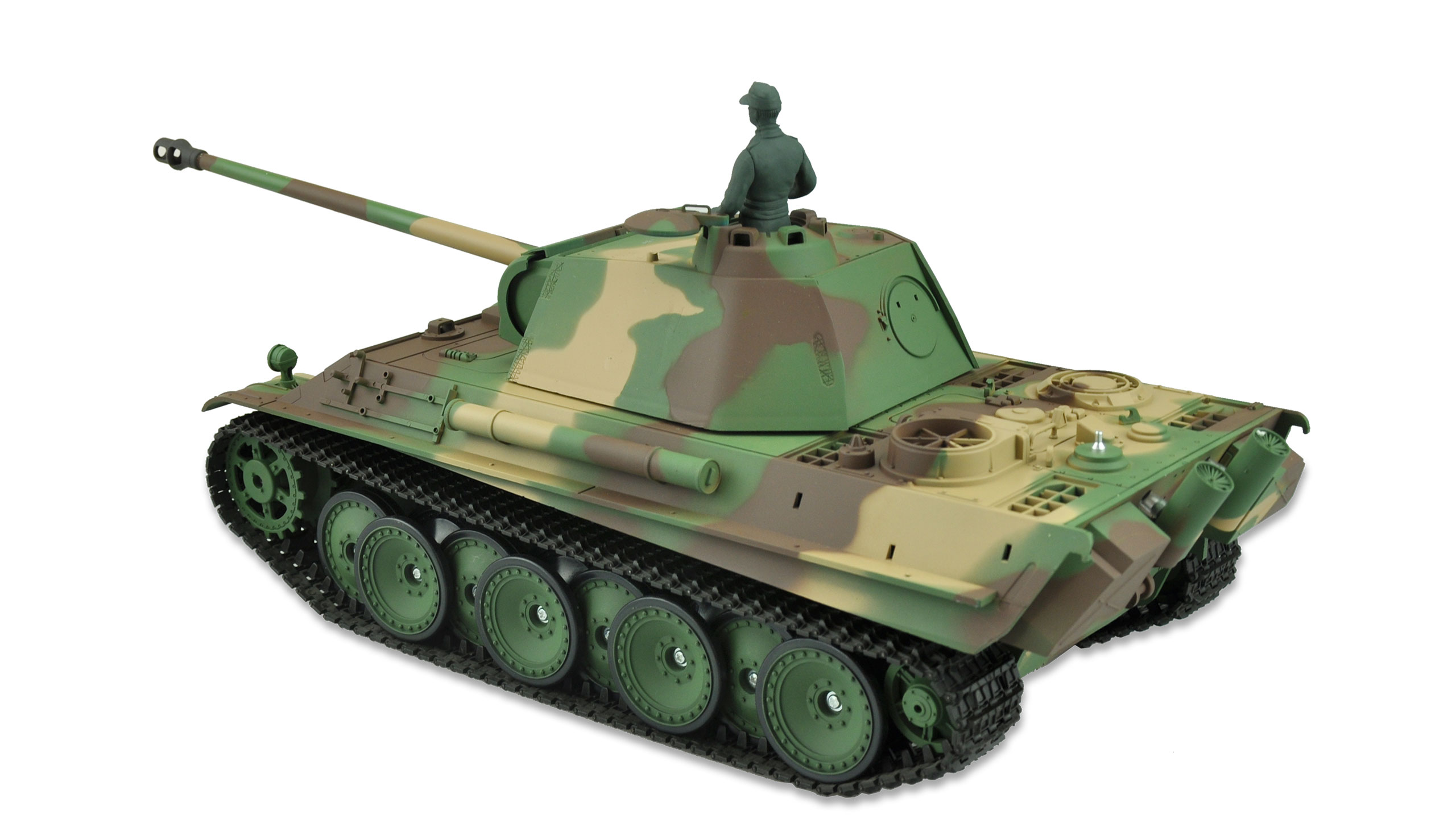 Amewi RC Panzer Panther G 1:16 Advanced Line IR/BB Schuss, Sound, Rauch