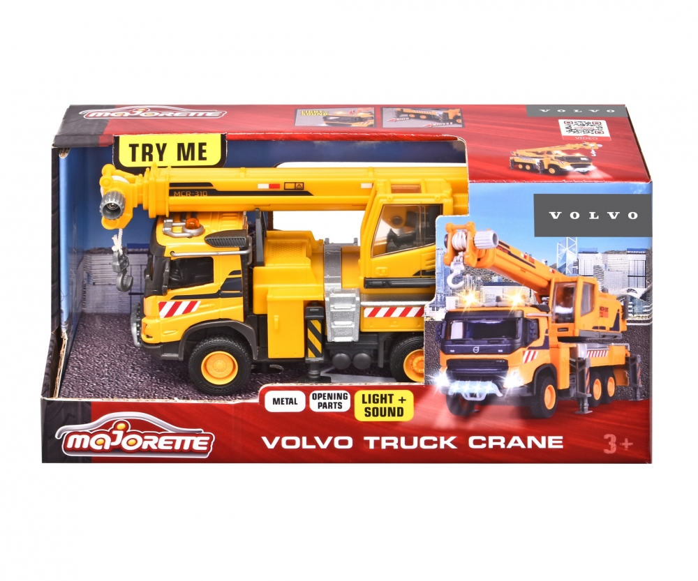 Majorette Volvo Truck Crane