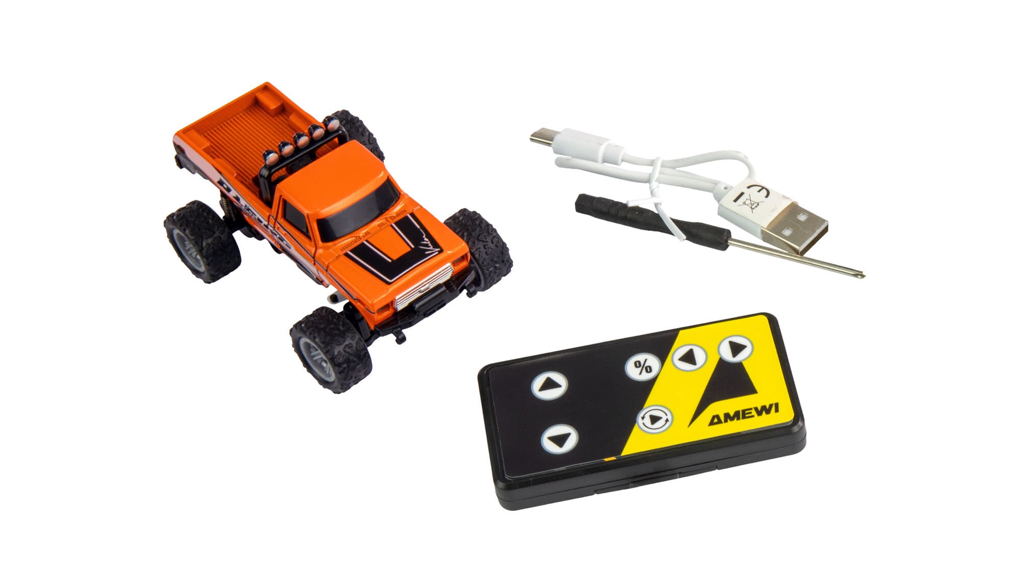 Amewi RC-Monstertruck Die Cast 1_64 RTR orange RC Spielzeug - Art_-Nr. 22705