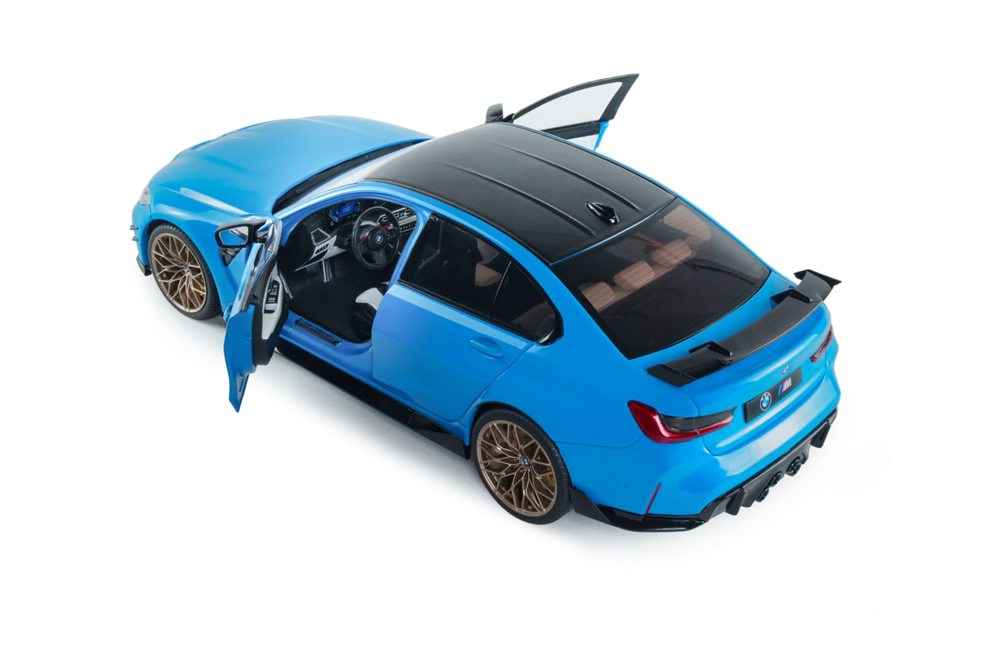 Solido BMW M3 G80 blau Standmodellauto 1_18