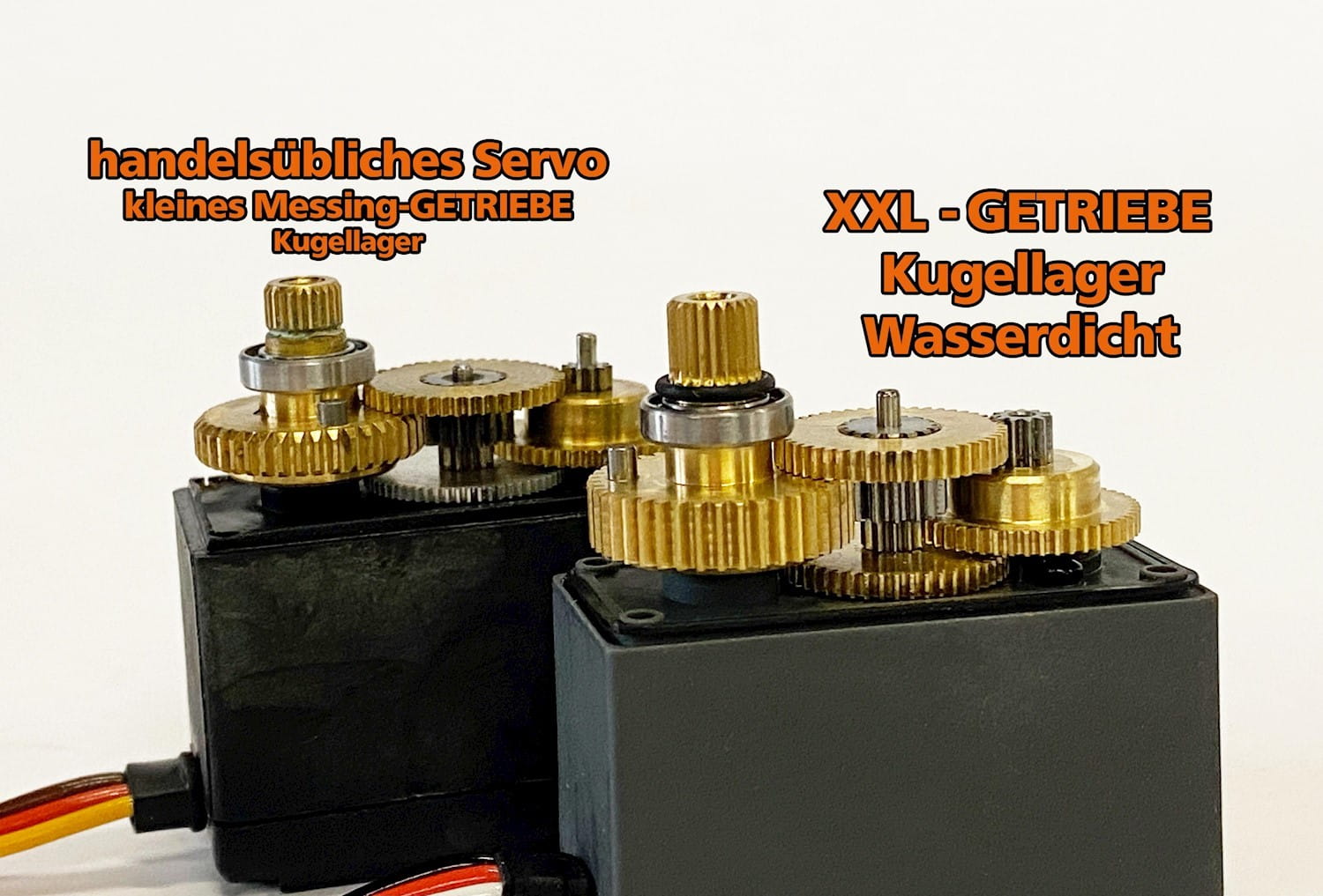 DF Metallgetriebe 10 Kg Servo mit Kugellager DF Models Servo DF-1000D 10KG