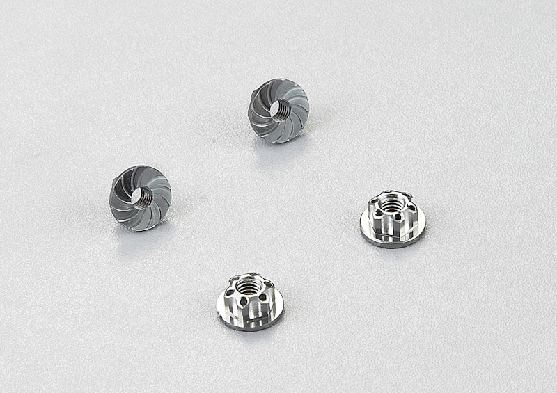 Killerbody Aluminium Radmuttern _Grau_ 4 Stk. - RC-Zubehoer