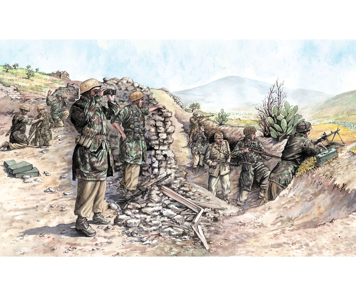 Italeri 1:72 WWII De.Fallschirmtruppe Trop.Unif. Italeri 1:72 WWII De.Fallschirmtruppe Trop.Unif.