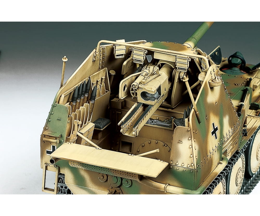 Tamiya Deutscher Jagtpanzer Marder III Normandie 1:35 Plastik Modellbau Militär Bausatz