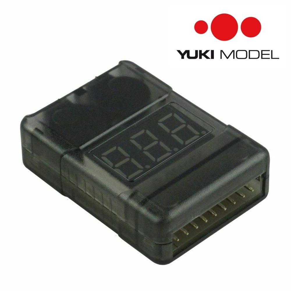 Yuki Model Lipo Checker + Warner 1-8 Zellen einstellbar