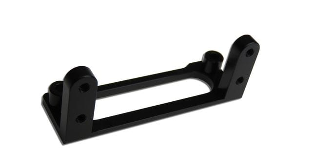 Lesu Servohalter fuer Lenkservo Alu schwarz - RC-Zubehoer