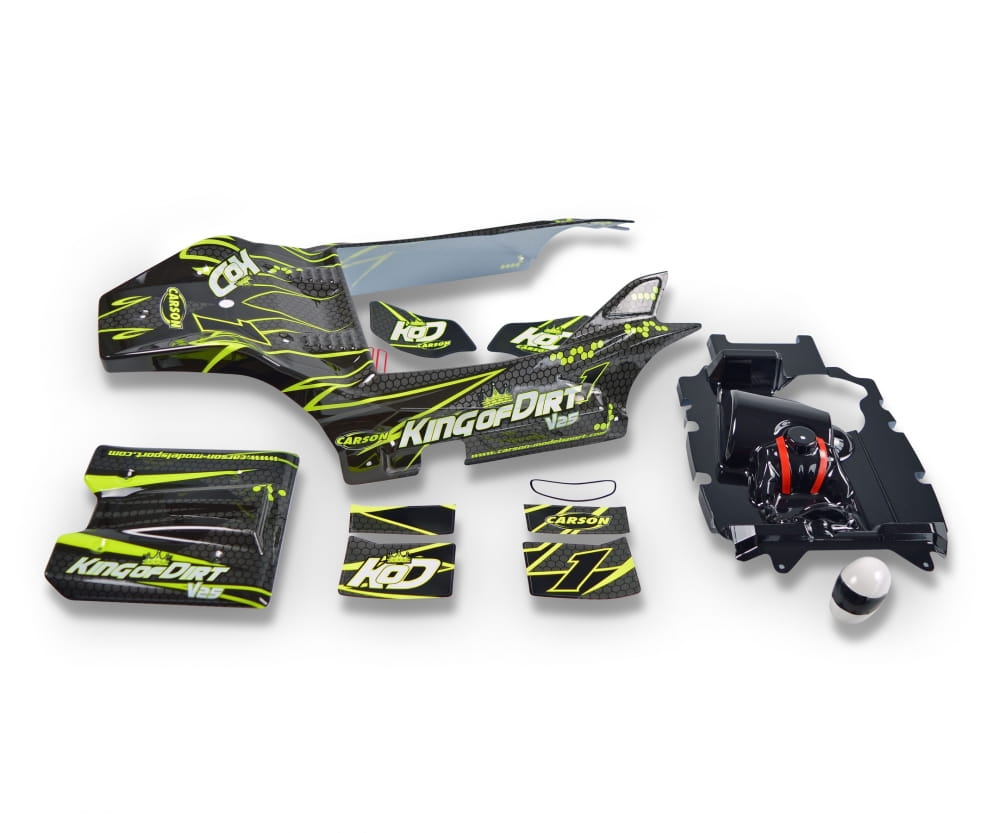 Carson 1_8 Karosserie Set King of Dirt Cage GP - RC-Zubehoer