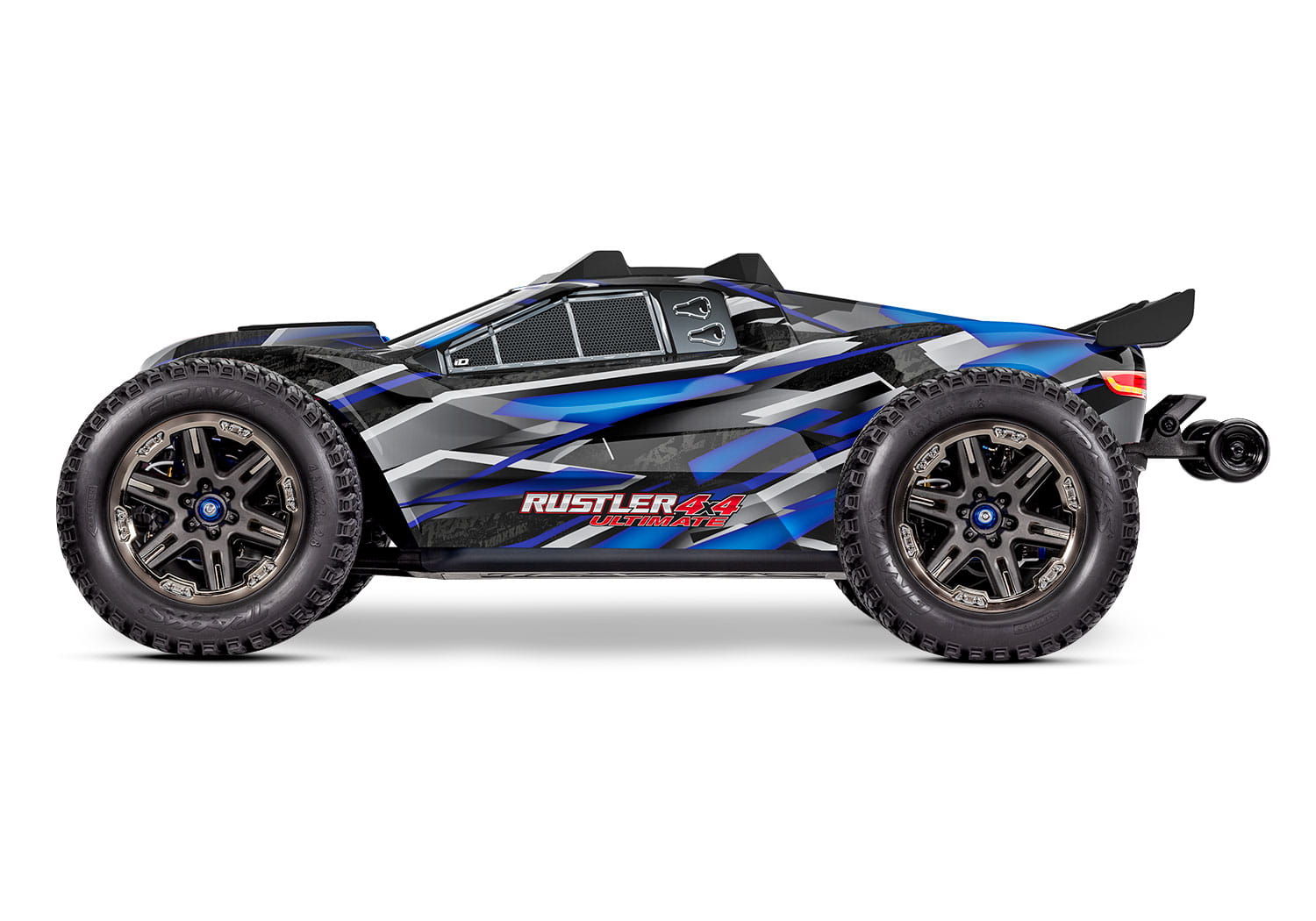 Traxxas Rustler 4x4 VXL Ultimate Stadium Truck blau 1_10