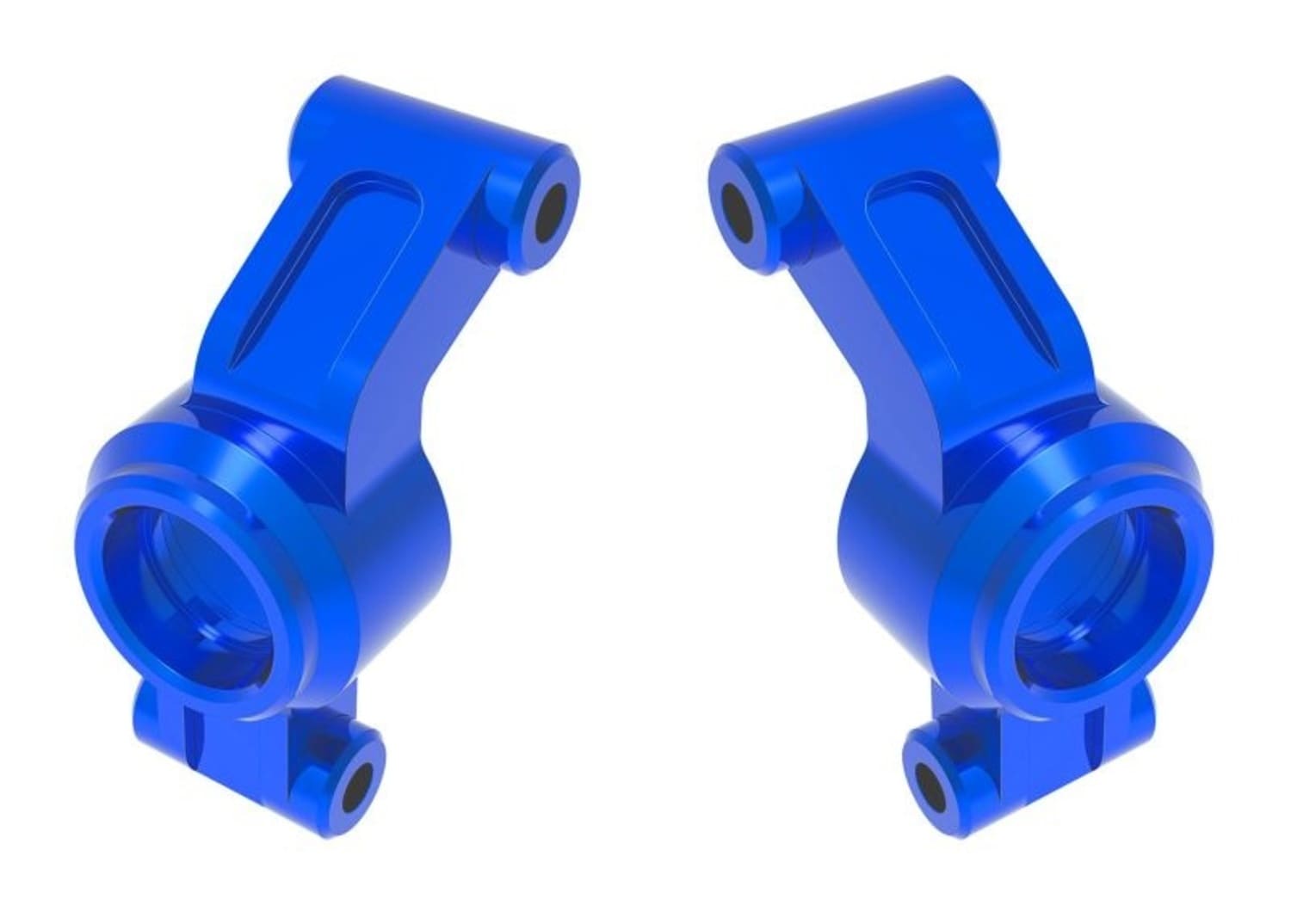 Traxxas Radtraeger hinten 6061-T6 Alu blau - RC-Zubehoer