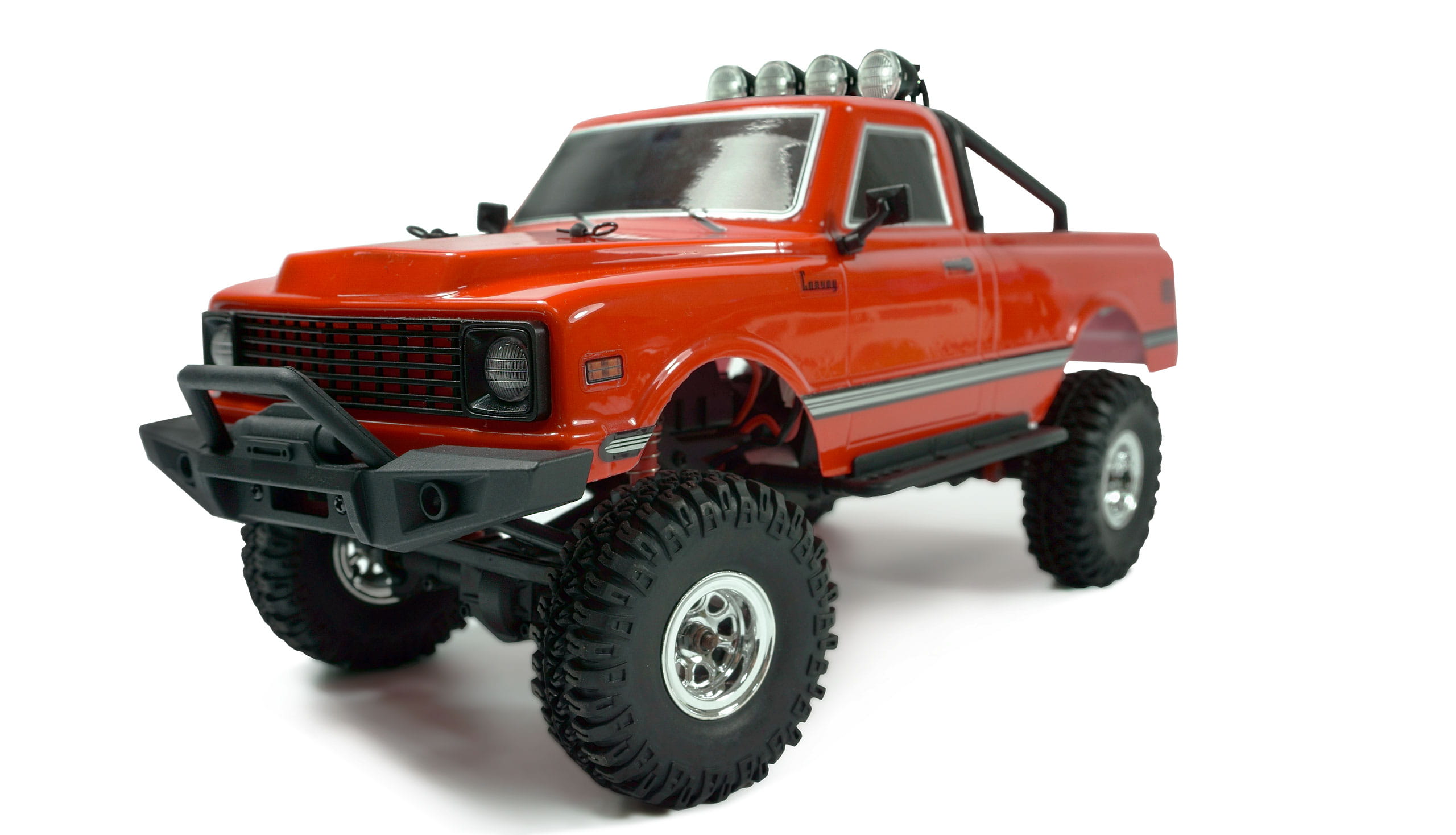 Amewi AMXRock AM18 Scale Crawler Pick-Up 1:18 RTR rot