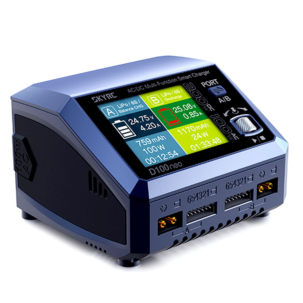 SkyRC Ladegeraet D100 Neo LiPo 1-6s 10A 100W SkyRC Ladegeraet D100 Neo LiPo 1-6s 10A 100W
