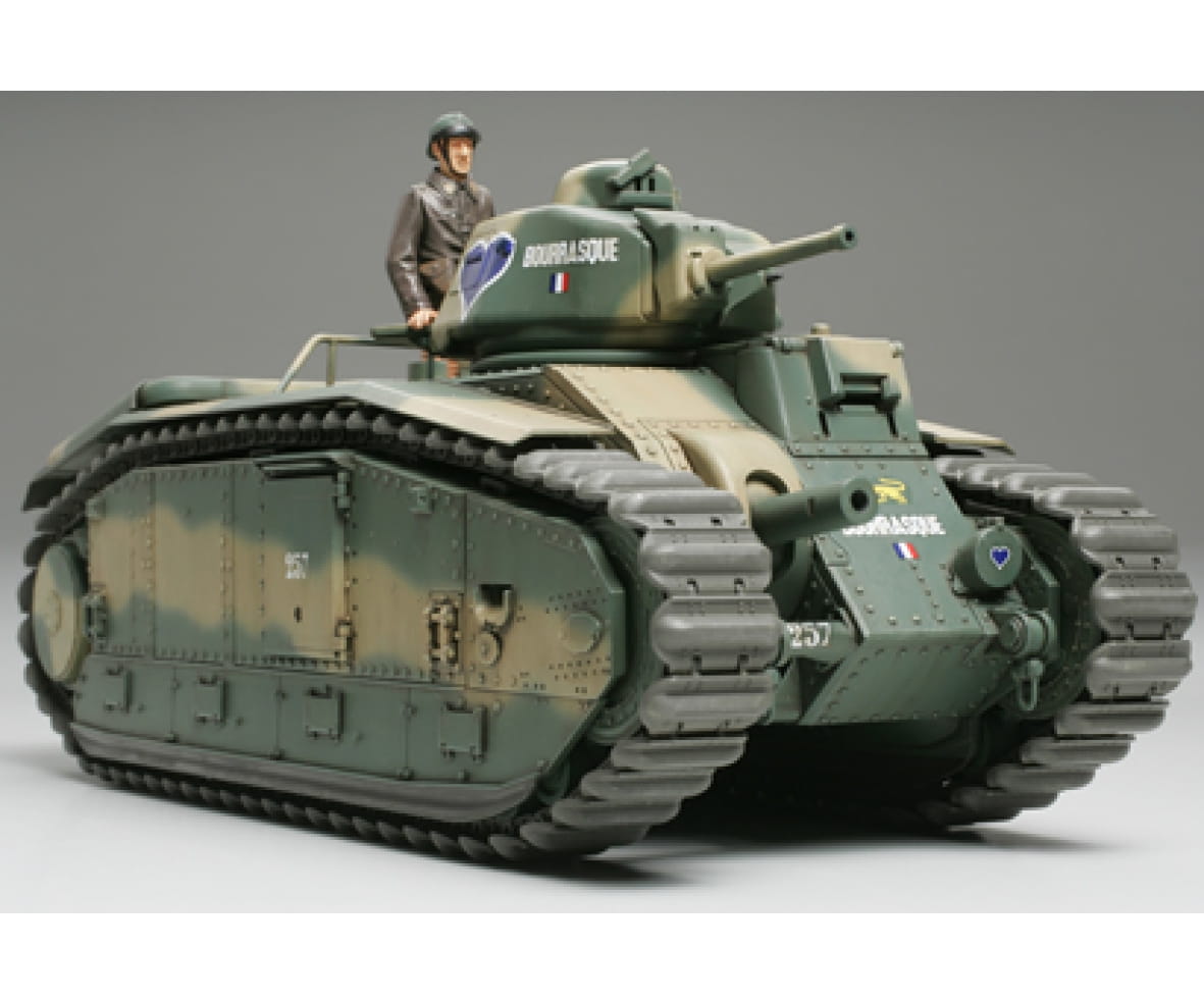 Tamiya WWII Franz. KPz Panzer B1 bis 1:35 Plastik Modellbau Militär Bausatz