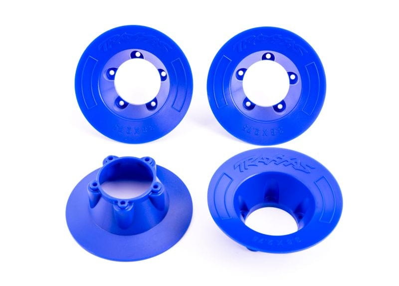 Traxxas Felgen-Abdeckung blau _4_  fuer 9572 Felgen - RC-Zubehoer