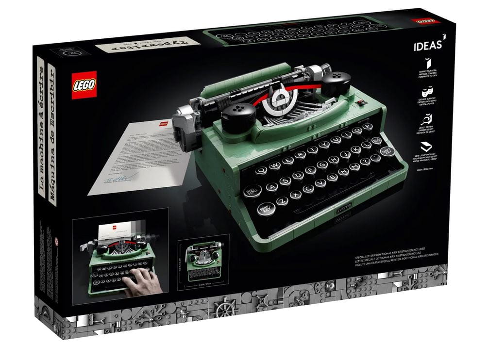 LEGO IDEAS Schreibmaschine Typewriter Seltene Sets