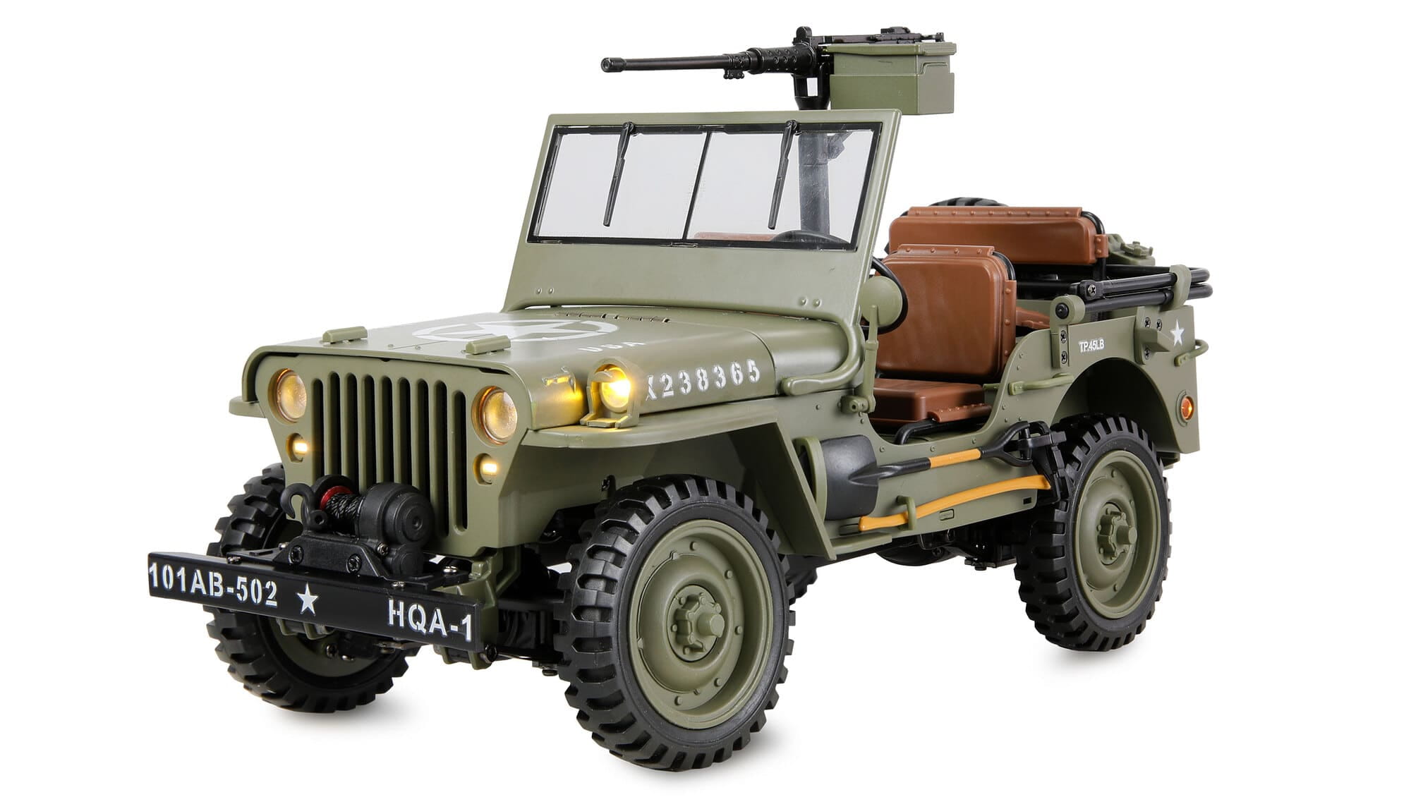 Amewi Jeep Willys MB 1_14 Scale Crawler 4WD RTR gruen