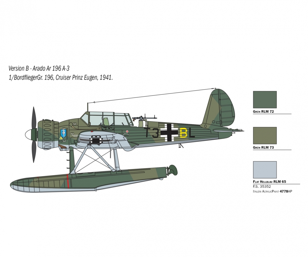 Italeri 1:48 Ju 87 B-2/R-2 Stuka "Picchiatello"