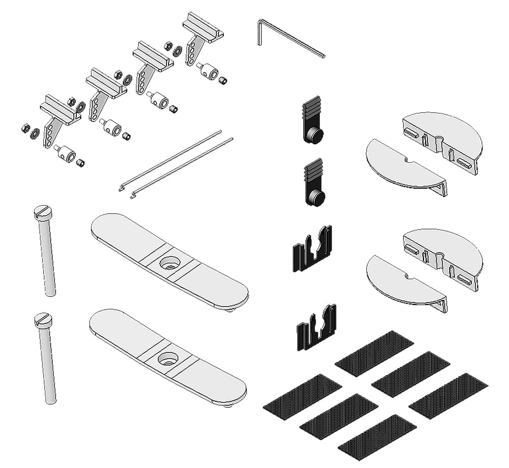 Multiplex Kleinteilesatz TwinStar II_BL - RC-Zubehoer