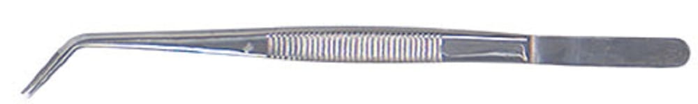 Krick Pinzette gekröpft spitz  150mm